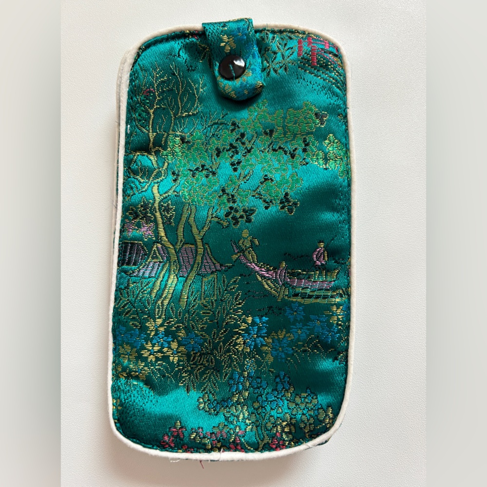 Vintage Asian Style eye glasses case/ pouch